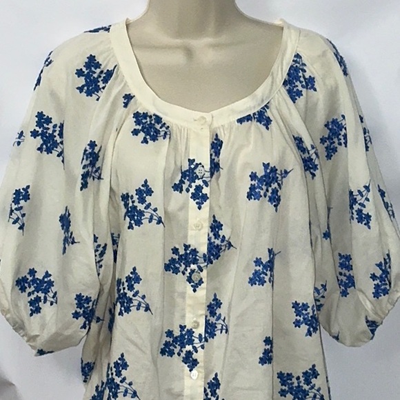 Karen Kane, Peasant Blouse, Size L - Picture 2 of 7